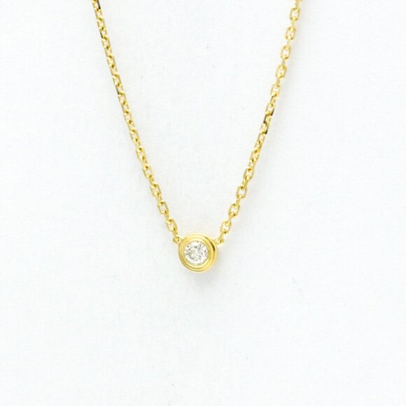 CARTIER 18k Rose Gold Diamond Necklace - Picture 1 of 12